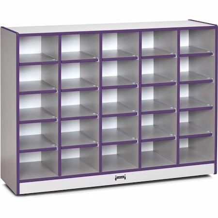 Jonti-Craft CUBBIE, 25 TRAY, NO BINS, PE JNT0425JCWW004
